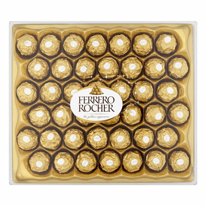 【Exclusive for new users】Ferrero Rocher Pralines Large Chocolate Box Covered in Milk Chocolate and Nuts - Box of 42 (525g)(Family Set 9 Boxes)(Support tasting, no charge if it doesn't taste good)