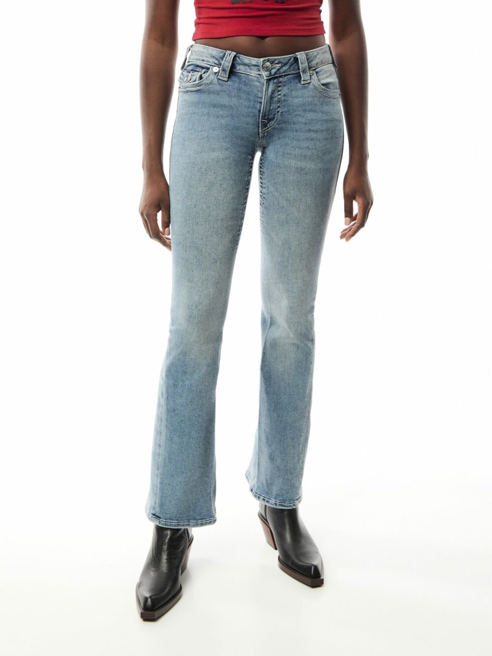 Joey Mid Rise Flare Flap - Image 4