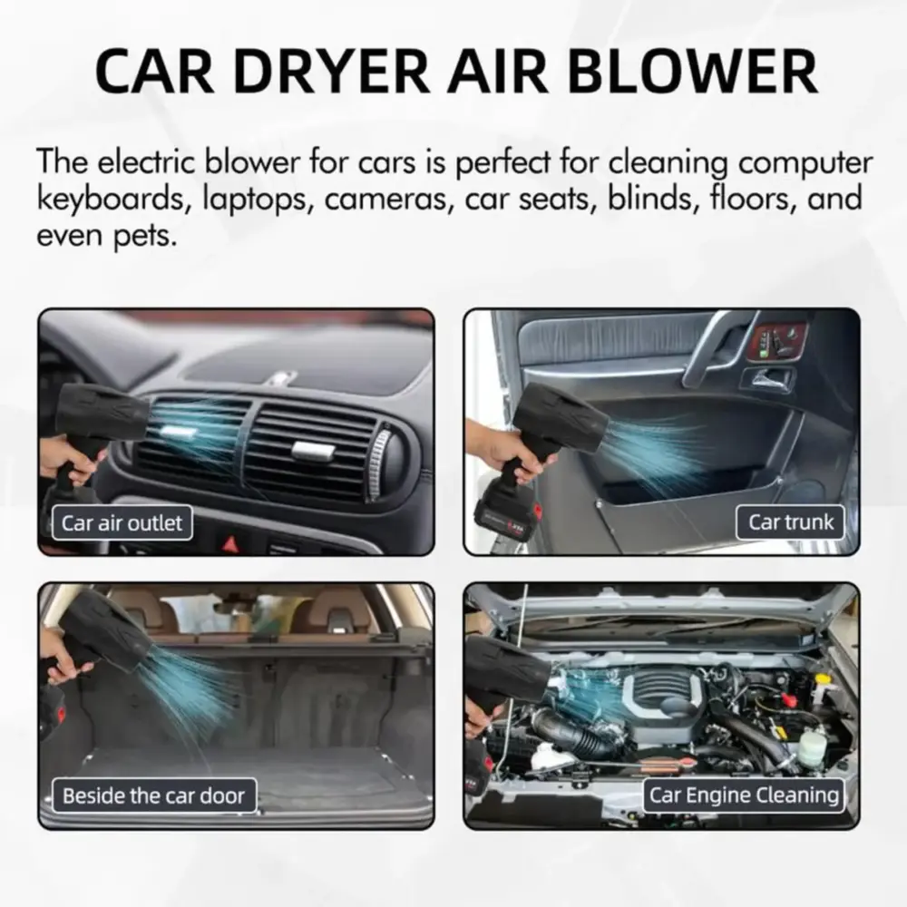 💥LAST DAY SALE 50% OFF-Turbo Jet Blower, Cordless Turbo Super Power Air Duster - Image 7